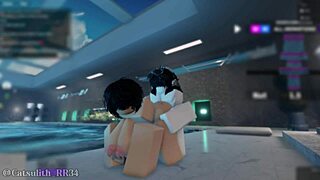 Alone In The Indoor Pool With A Shy Girl Turns Into A Rough Fuck!