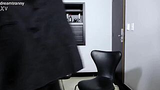 Census Worker Succumbs to Mayara Muniz's Hard Shemale Cock Dt1228