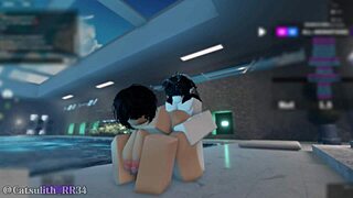 Alone In The Indoor Pool With A Shy Girl Turns Into A Rough Fuck!