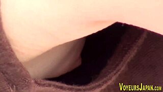 Heart-Racing Moment: Asian Babe's Side Boob Peeped by Voyeur Outdoors