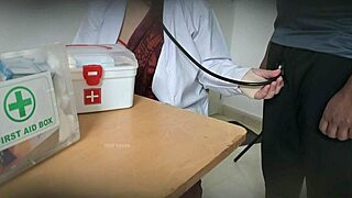 doctor, are you sucking my cock secretly in the clinic?