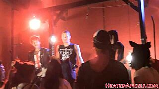 I love shooting photos with goth babes backstage