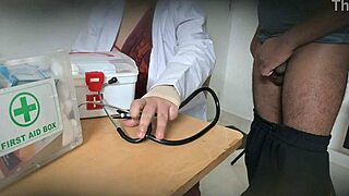 doctor, are you sucking my cock secretly in the clinic?