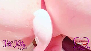 Intimate Close-Up of Female Using Toy for Intense Moans and Big Climax