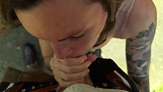 He fucks me doggystyle on the roadside