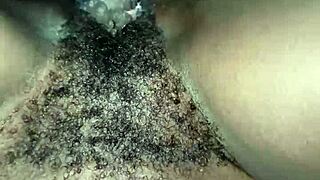 fucking sexy petite 18+ ebony chic with hairy pussy