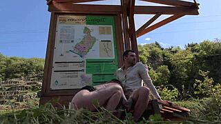 He fucks me doggystyle on the roadside