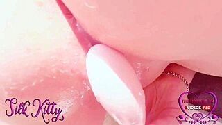 Intimate Close-Up of Female Using Toy for Intense Moans and Big Climax