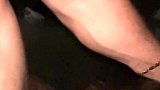 amateurs on her knees for creampie blowjob