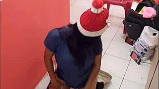 Horny Nurse Shows Ass in Hospital