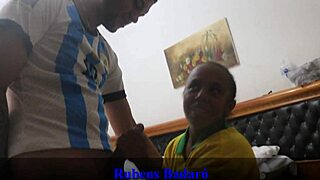 I celebrated victory by fucking that Brazilian ass in red sheer.