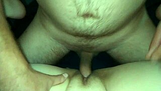 Fucking the neighbor's busty wife hard in her wet pussy.