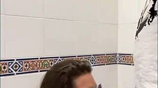 Quiet Moments In Public Restaurant Toilet