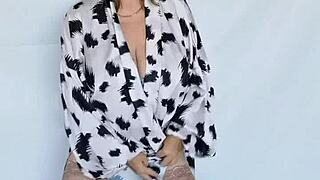 Never ending story with mature busty milf in stockings and high heels 😏