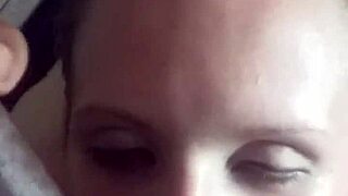 LENA STARR GETS CUM IN HER EYE! FACIAL BLAST!