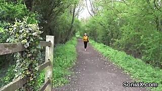 Unfaithful English Milf Gill Ellis Presents Her Monster Globes!