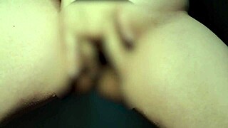 Married woman masturbates on balcony