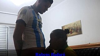 I celebrated victory by fucking that Brazilian ass in red sheer.