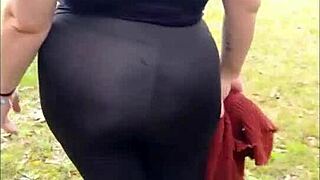 Walking With My Stepmom Without Panties