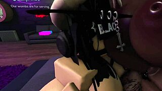 filling my little 18+ slut with my seeds in futanari action