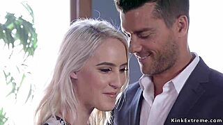 Ebony journalist experiences threesome bdsm bondage