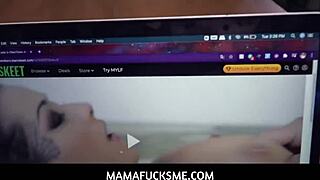 Mamafucksme Tattooed Stepmom Catches Stepson Johnny Masturbating During Study Session