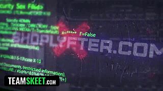 pink pussy thief gets vibrator lesson no mercy