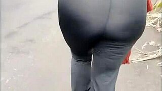 Walking With My Stepmom Without Panties