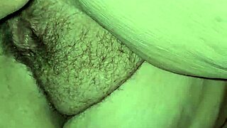 Five months pregnant MILF eats cum and fills her holes