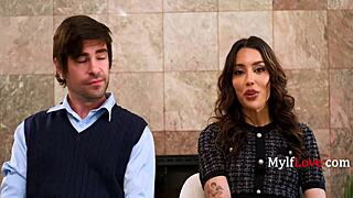 in this spy parody, vanessa sky and lucky fate fuck hard at mylflove