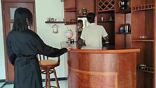 Client offers money for oral at bar