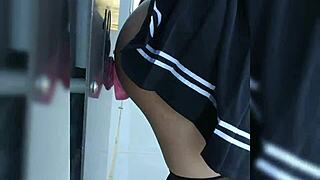 Fucking My Dildo Outside Neighbors House