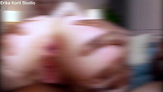 Ellie Wain Experiences Her First Double Penetration Scene