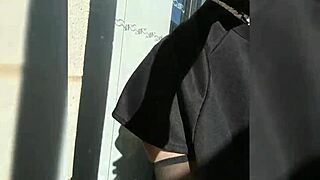 Fucking My Dildo Outside Neighbors House