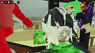 She goes AFK and the group fucks her in a gangbang