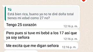 Chat con doña mary y me manda videos bailando desnuda 😍