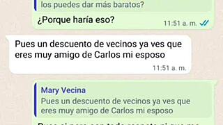 Chat con doña mary y me manda videos bailando desnuda 😍