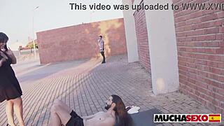 think you can both fuck me juicy spanish milf montse in trio caliente for muchasexo 😏