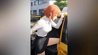 does akari fuck her boss in the office?