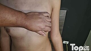 Student Alejandra Moans During First Anal Penetration in Casting