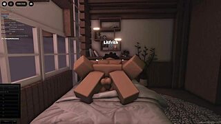 A shy fan gives me her body to fuck her as I want in roblox litfrith.