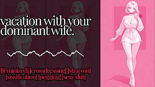 Domme Commands Feminization with Strapon and Buttplug for Kinky Roleplay!