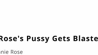 I feel the passion as Minnie Rose's pussy gets blasted with cum