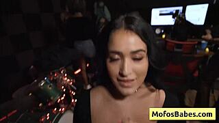 Busty Brunette Slut NIA BLEU FUCKED by Brett Maker During Band Rehearsal