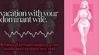 Domme Commands Feminization with Strapon and Buttplug for Kinky Roleplay!