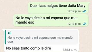 Chat con doña mary y me manda videos bailando desnuda 😍