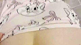 big ass step sister tempts step bro with water and gets fucked passionately.