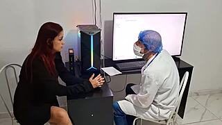 I couldn't resist making the young patient squirt and pee during the exam