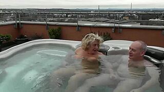 Outdoor Public Hot Tub Fucking