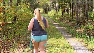 Walking outside and fucking in the middle of the road